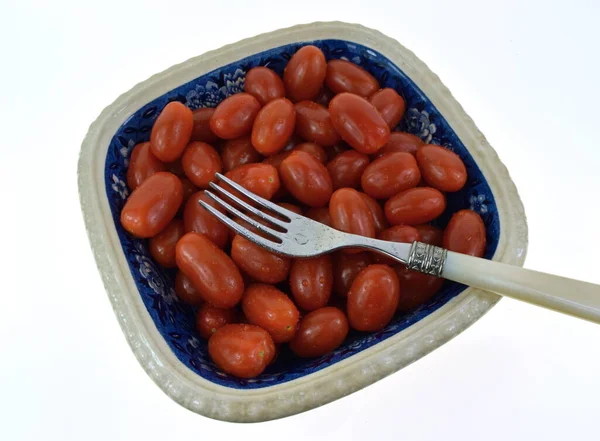 Mini Tomates Tigela — Fotografia de Stock