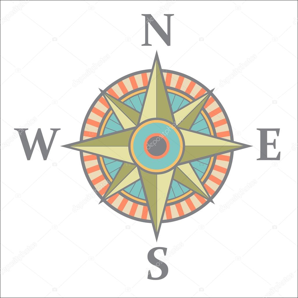 Wind rose with color