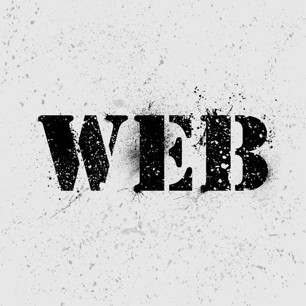 Web-Hintergrundwort — Stockvektor
