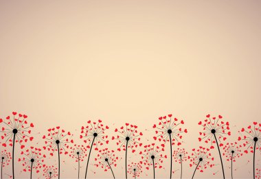 dandelions ile arka plan