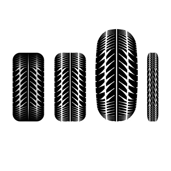 Tire track 4 — Stock Vector