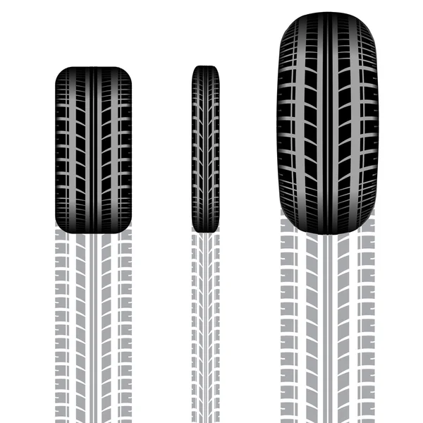 Conjunto de pneus 2 — Vetor de Stock