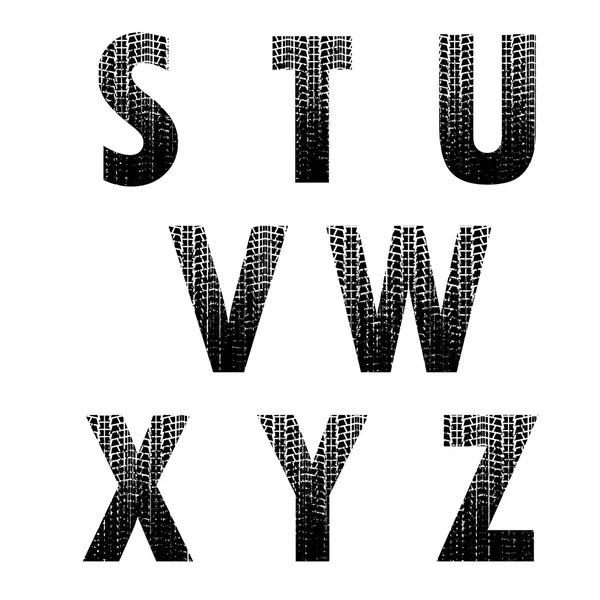 Grunge lastik izlemek yazı tipi 3