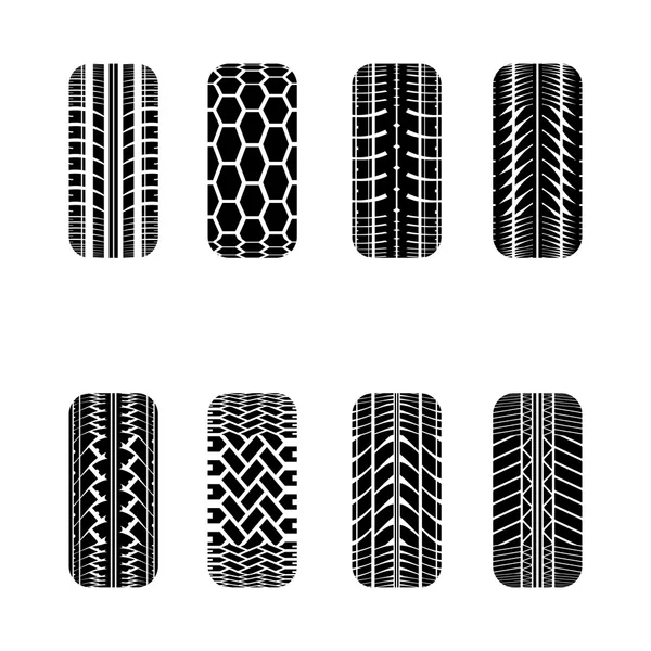 Voitures traces de pneus — Image vectorielle