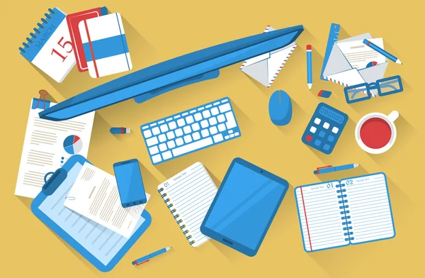 Öğrencilerin çalışma tablosu düz gölge