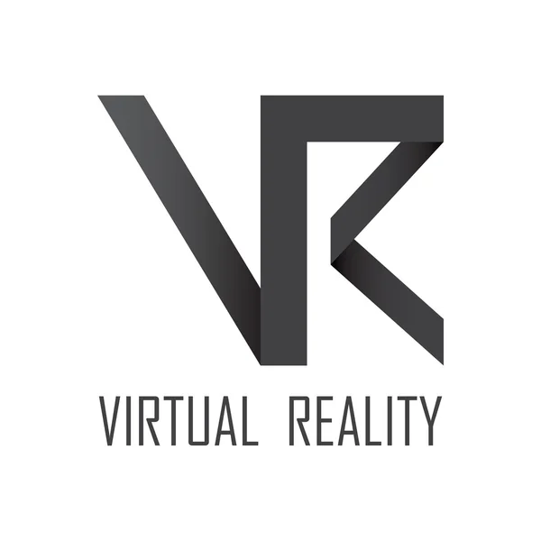 Virtual Reality logotype — Stock Vector