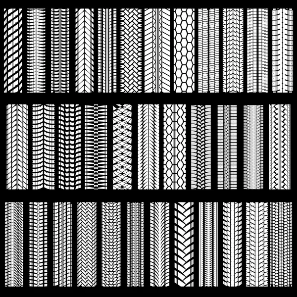 タイヤ トラック ホワイト — ストックベクタ