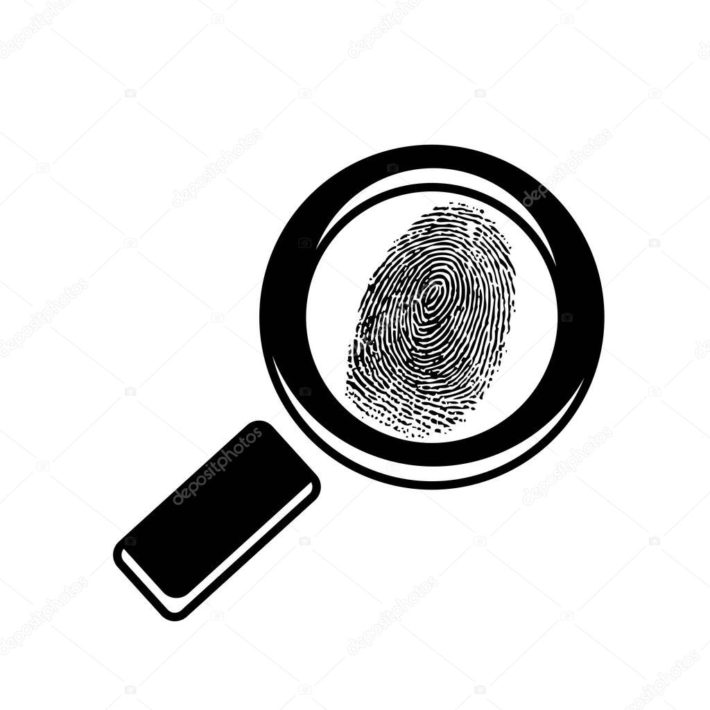 Fingerprint search element