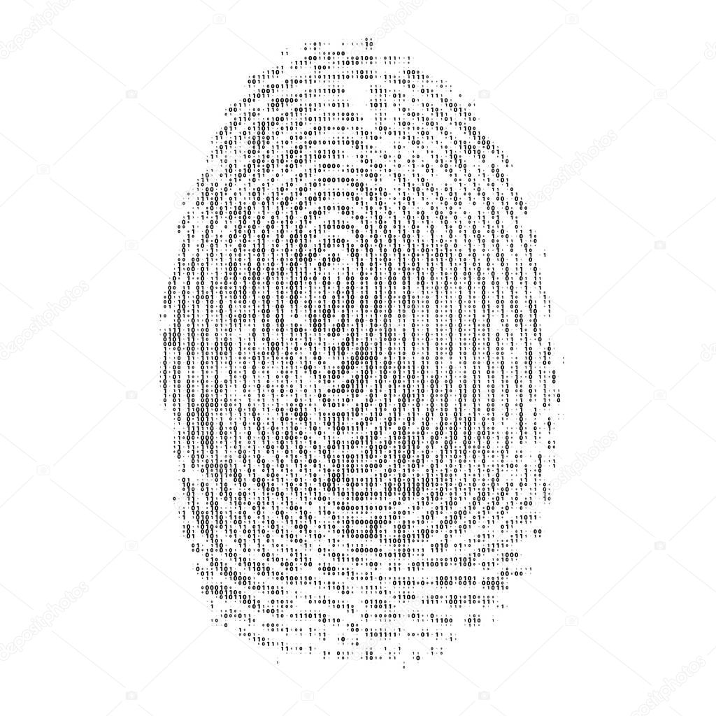 Fingerprint binary code