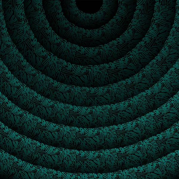 Abstract blue circle persian wallpaper — стоковый вектор