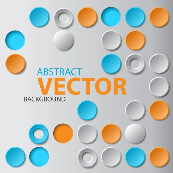 Fondo de círculo abstracto — Vector de stock