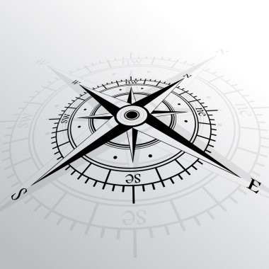Wind rose background clipart