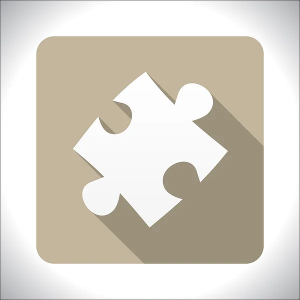 Puzzle-Ikone — Stockvektor