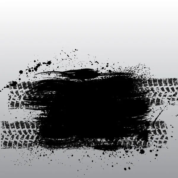 Trace de pneus Grunge — Image vectorielle