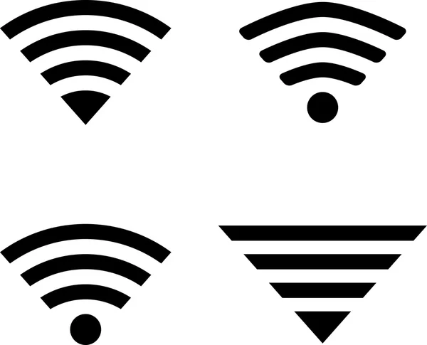 Wireless symbols — Stock Vector