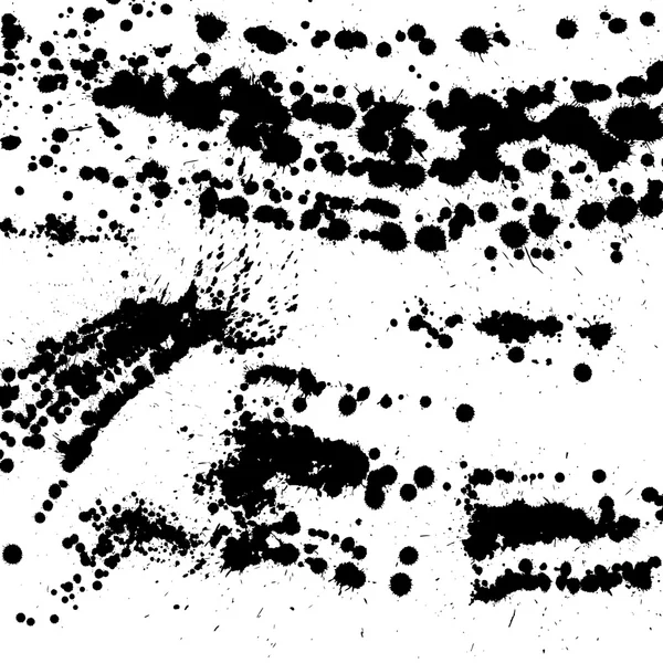 Grunge manchas negras — Archivo Imágenes Vectoriales
