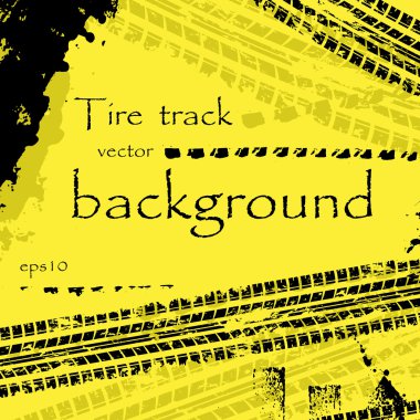 Tire track background clipart