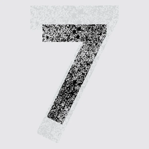 Numéro 7 — Image vectorielle