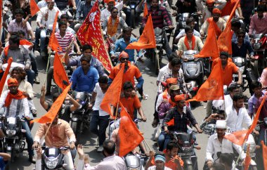 Hindu devotess Hanuman medinelimahmut Shobha Yatra