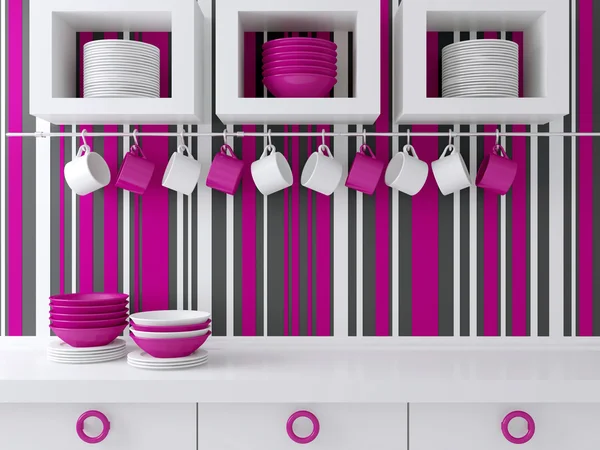 Modern kitchen design. — Stock Photo, Image