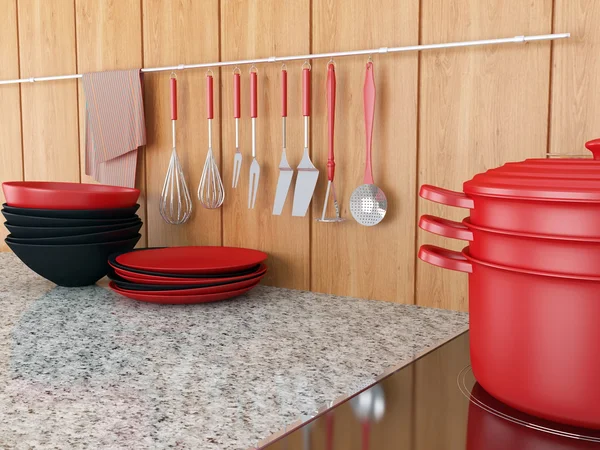 Modern kitchen design. — Stock Photo, Image