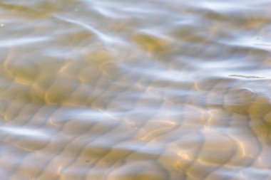 Sahildeki su yüzeyinin arka planı