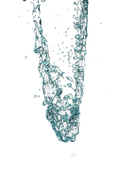 Water on a white background — Stock Photo, Image