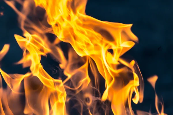 Feuerflamme als Hintergrund — Stockfoto