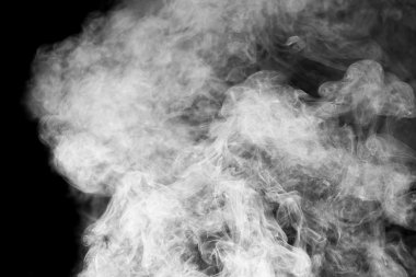 dumanı siyah arkaplanda