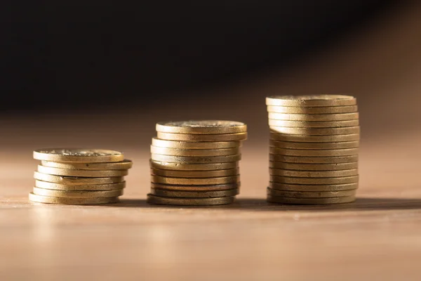 Coins macro close up — Stock Photo, Image