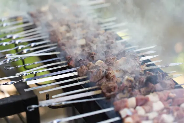 Barbacoa en la parrilla —  Fotos de Stock