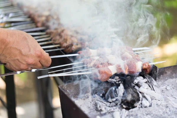 Barbecue on the grill — Stock Photo, Image