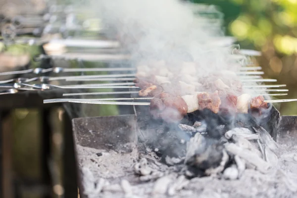 Barbecue sulla griglia — Foto Stock