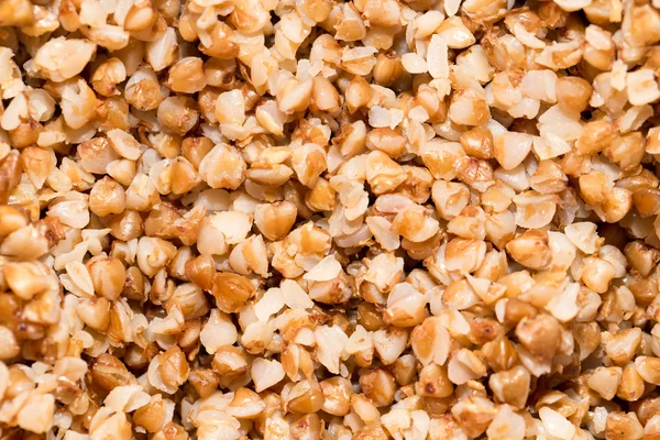 Buckwheat groats as background. close — Stock Photo, Image