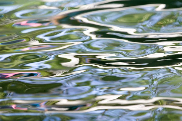 Абстрактна кольорова поверхня води — стокове фото