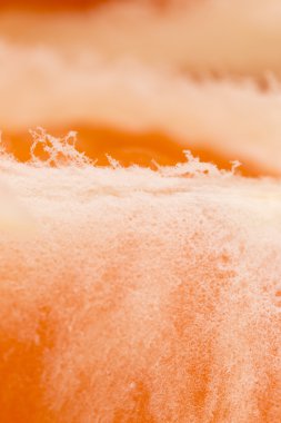 turuncu bir arka plan olarak. Super makro