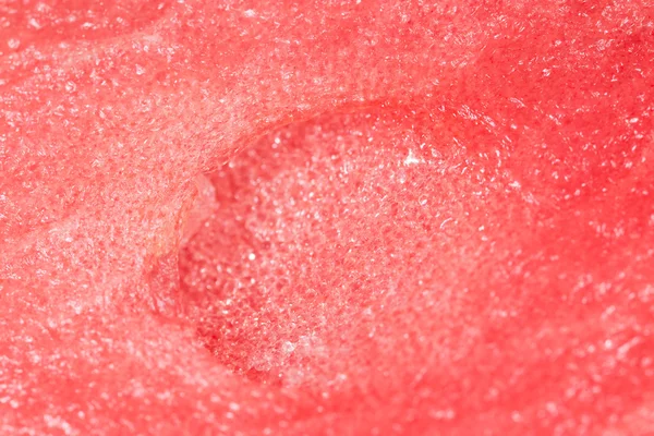 Das Fruchtfleisch der Wassermelone. Supermakro — Stockfoto