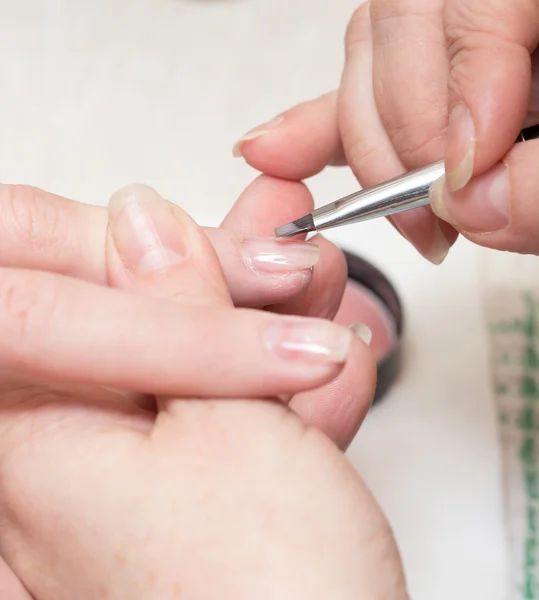 Mensen in een schoonheidssalon — Stockfoto