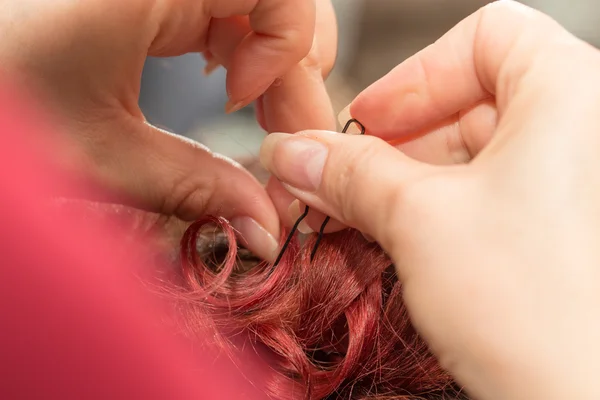 Mensen in een schoonheidssalon — Stockfoto