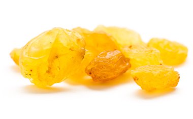 Altın kuru üzüm yakın çekim arka plan