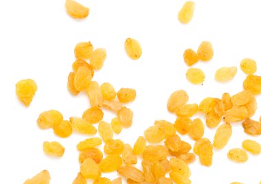 Altın kuru üzüm yakın çekim arka plan