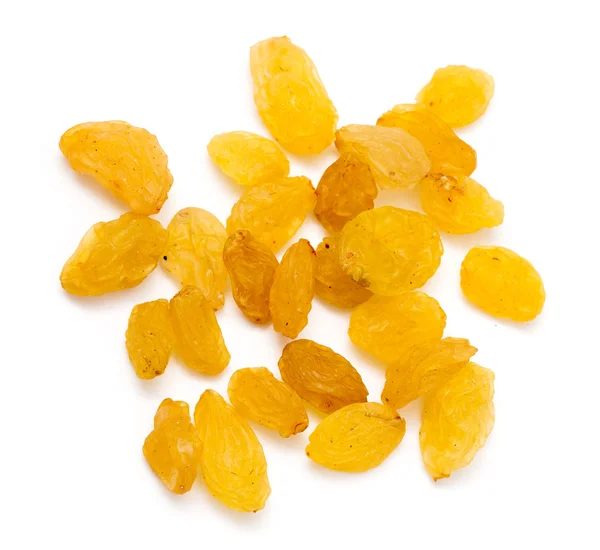 Golden raisins close-up background — Stock Photo, Image