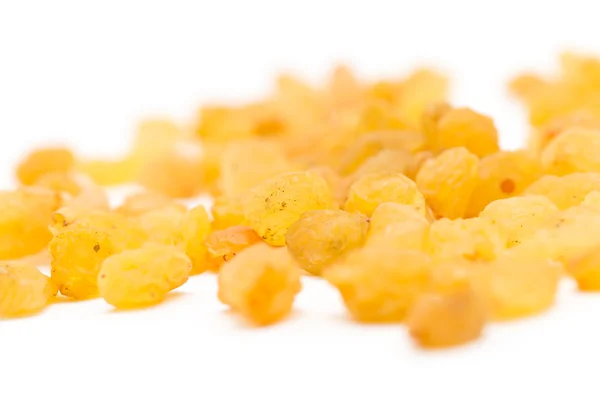 Golden raisins close-up background — Stock Photo, Image