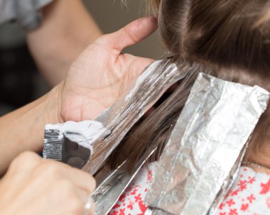 bir erkekte Güzellik Salonu