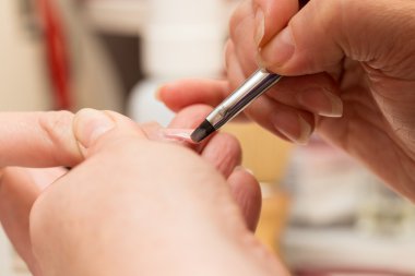 bir erkekte Güzellik Salonu