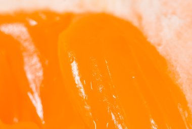 turuncu bir arka plan olarak. Super makro