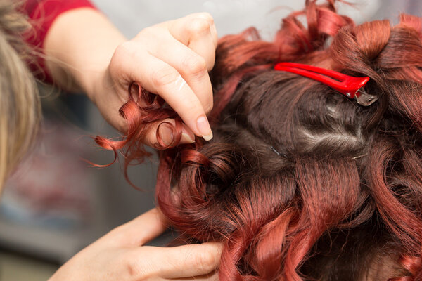 a man in a beauty salon
