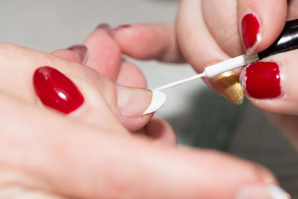 Mensen in een schoonheidssalon — Stockfoto