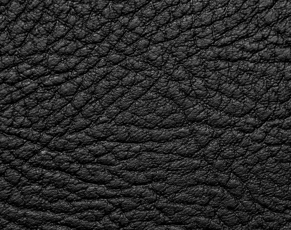 Background of black leather — Stock Photo, Image