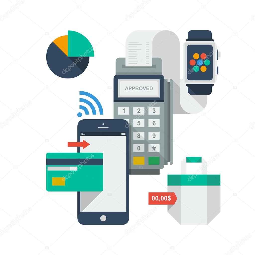 Mobile payment icons